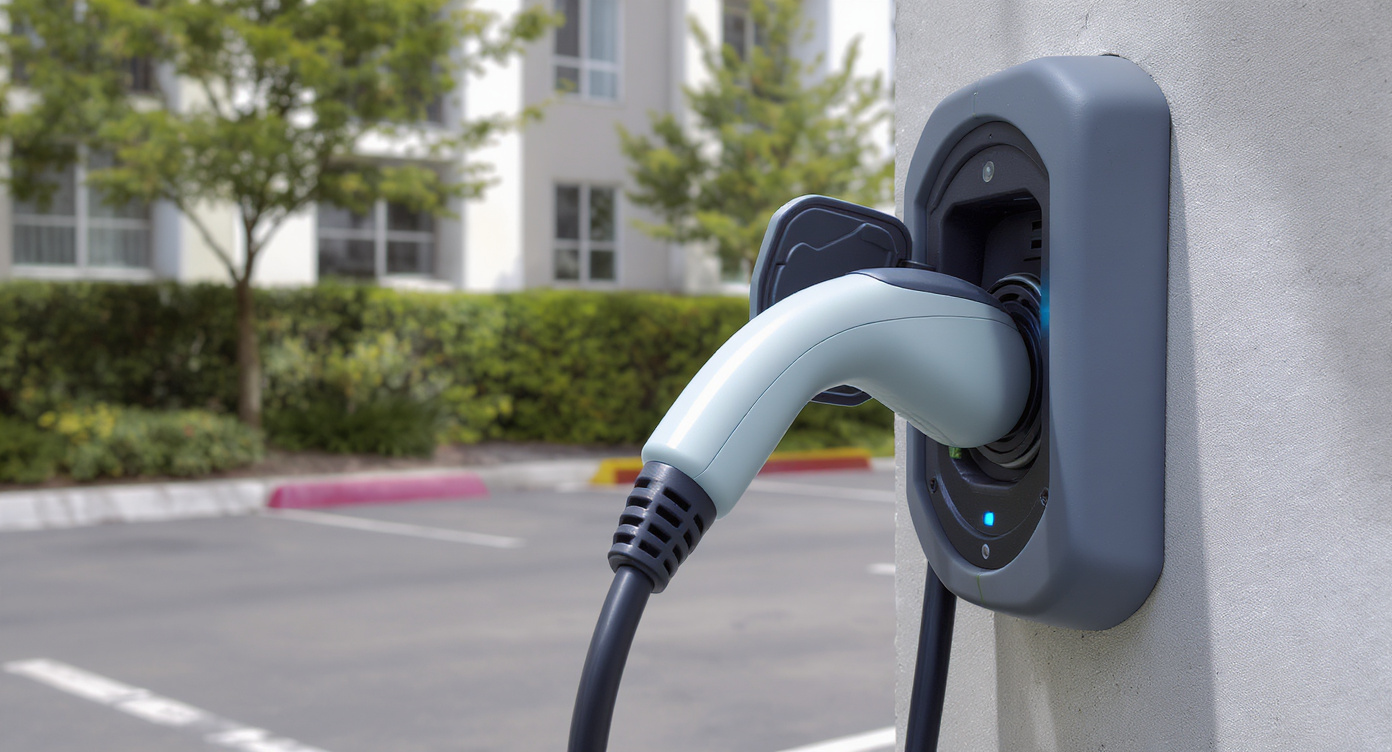 Borne de recharge sans abonnement en copropriété